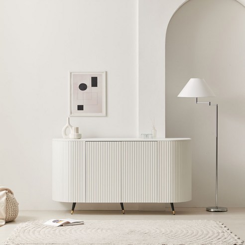 엘리나 템바보드 TV 거실장: 공간에 예술을, 생활에 편리함을 더하다!