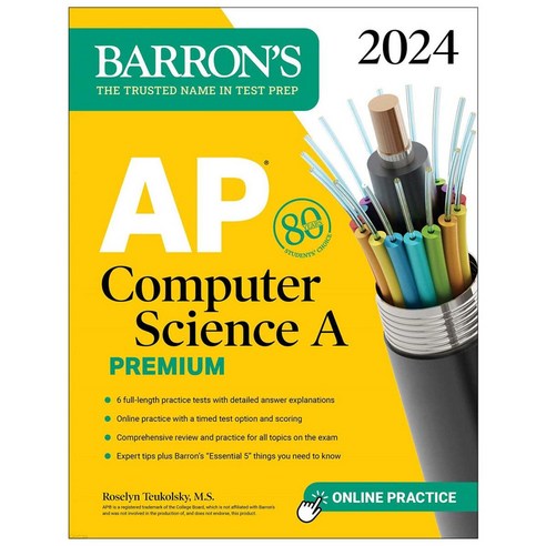 AP Computer Science a Premium 2024, Barron's