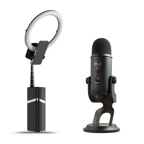 로지텍 블루 예티 마이크 세트로 당신의 콘텐츠를 더욱 빛내세요!