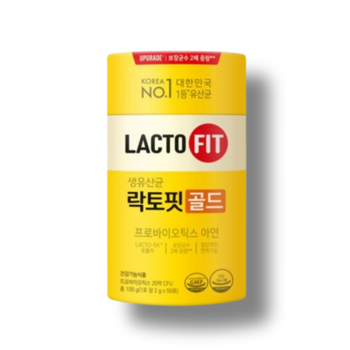 종근당건강 락토핏 생유산균 골드, 100g, 6개