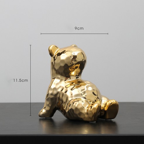MIRTS 인테리어소품 도자기인형, 금-001