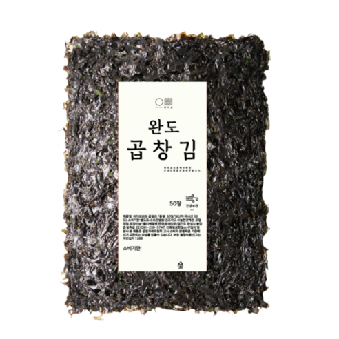 햇 완도 곱창김 50장 100장 초특가, 1세트, 180g