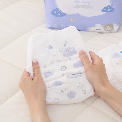 구름처럼 가볍고 자유로운 움직임, 엘프레리 에어윙 팬티 기저귀