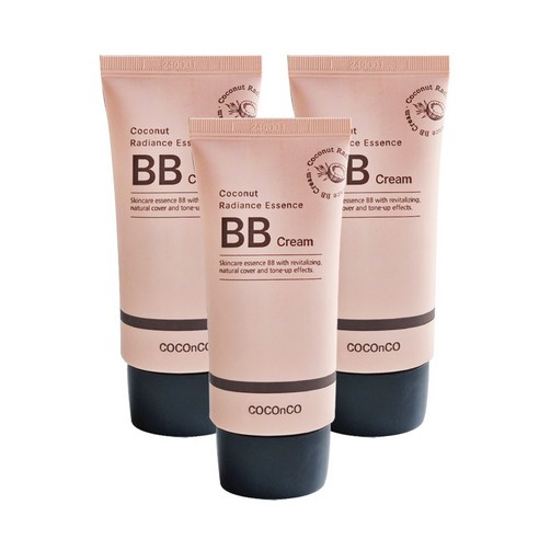 코코앤코 코코넛 래디언스 에센스 비비크림, 23호내추럴베이지, 50ml, 3개