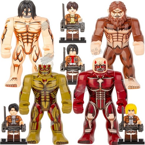 진격의 덕심을 깨우다! 나만의 최애캐를 손안에, 중국 레고 진격의 거인 미니피규어 리뷰 중국레고