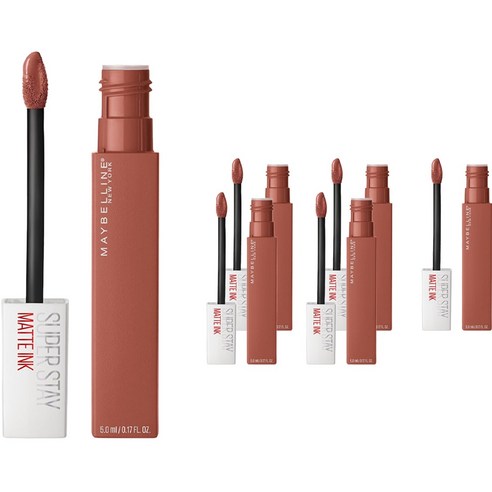 메이블린 뉴욕 슈퍼 스테이 립 잉크 5ml, 070 Amazonian, 6개
