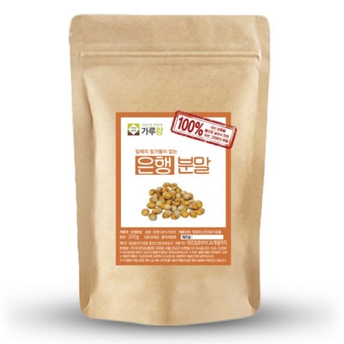 가루랑 100% 국산 은행분말 선식, 200g, 1개