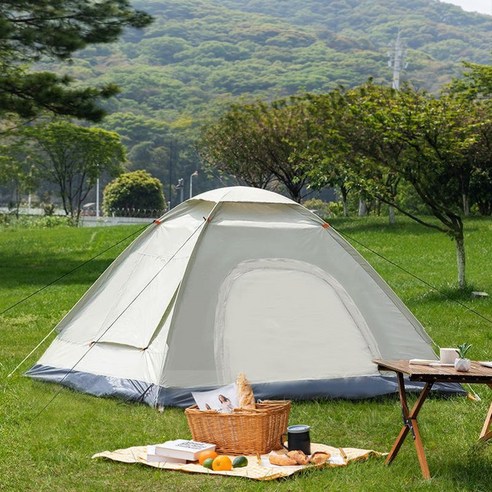 니콜리리 프리미엄 원터치 텐트 + 캠핑매트 세트: 캠핑의 필수품