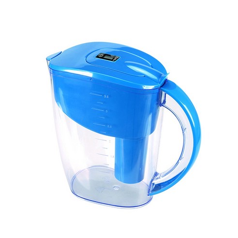 FWT 스마트 휴대용 알칼리성 필터 정수기 3.5L, 블루