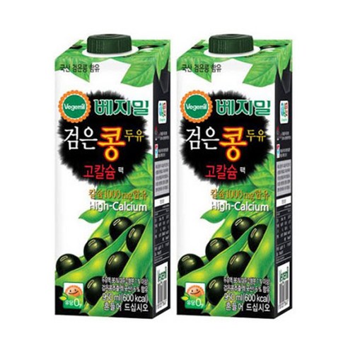 검은콩 두유 950ml 칼슘 1000mg X 6, 6개