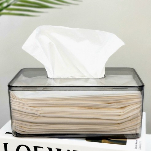 깔끔한 공간을 위한 리빙스캔들 투명 휴지 보관함