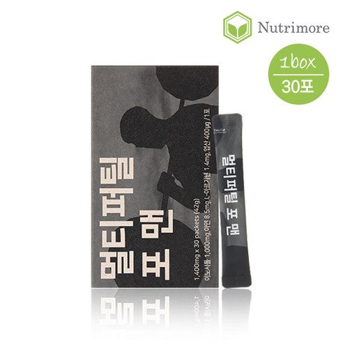 뉴트리모어 멀티퍼틸 포 맨(30포) 2통, 2개, 42g