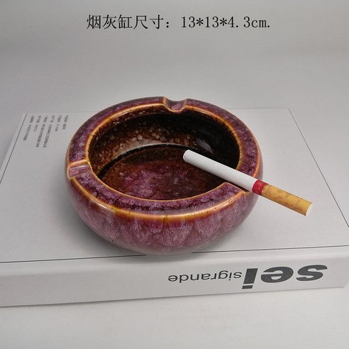 KORELAN 도자기 가마 변환 재떨이 조류 북유럽 시가 재떨이 거실 탁자 재떨이 장식품, 핑크