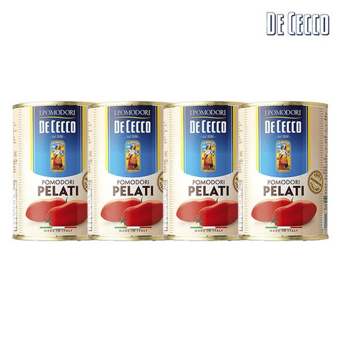 [KT알파쇼핑][보라티알] 데체코 펠라티 홀 토마토 400g x4개, 4개, 단일상품_기타_상세페이지참조