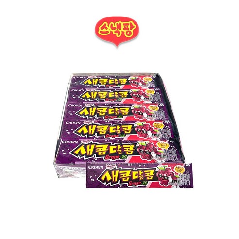 크라운 새콤달콤 포도, 29g, 2개