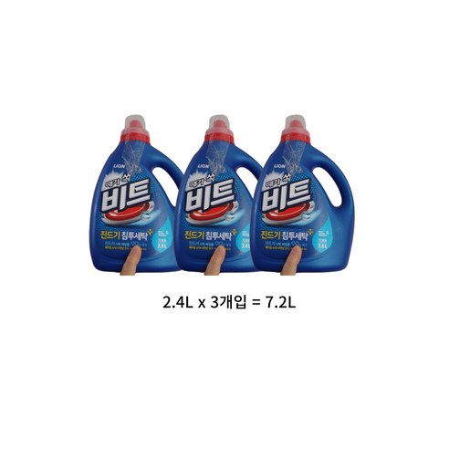 비트  비트 진드기 액상세제 일반용 본품, 2.4L, 3개