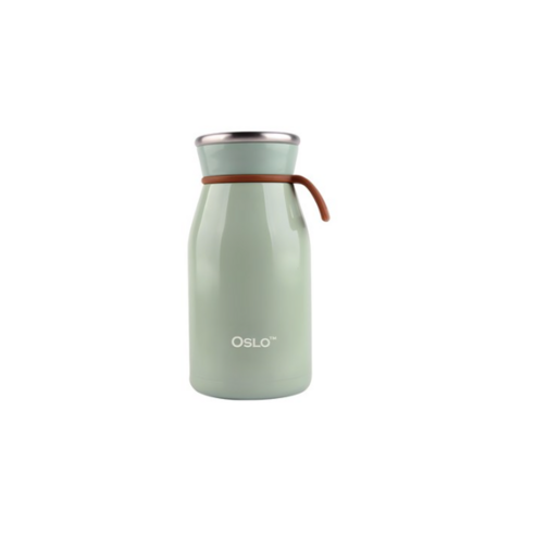 오슬로 밀크 텀블러, 그린, 350ml, 1세트