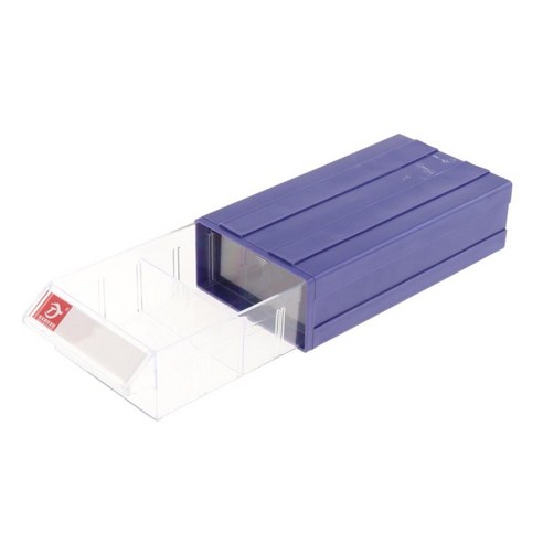 모듈식 서랍 주최자 샤프트 본체 키 캡 구성 요소 이동식 디바이더, 블루 220x108x55mm, 중간, 아크릴