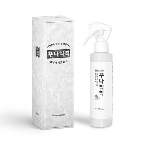 꾸나칙칙 발냄새제거제 군인 신발탈취제, 150ml, 1개