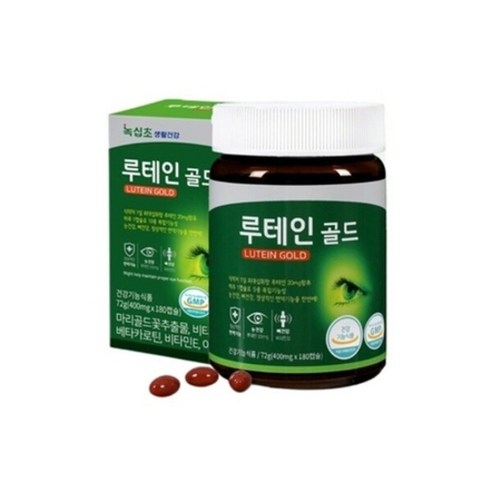 녹십초 루테인 골드 180정, 1개
