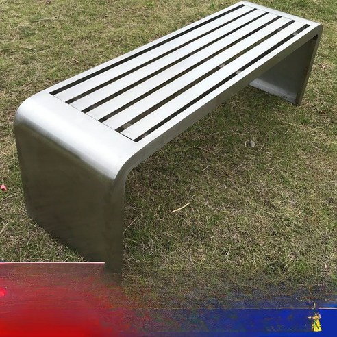 야외벤치 스테인리스 공원의자 철제 테라스 벤치의자 긴 의자