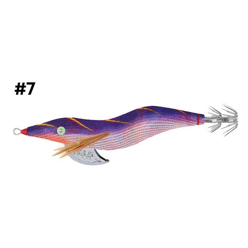 도원피싱 신형 24 키리에기 오동목에기 무늬오징어 에깅 수제 오동나무 에기, 3.5호 N 베이직, 051 레드 브랜치 (속지) 레드, 1개