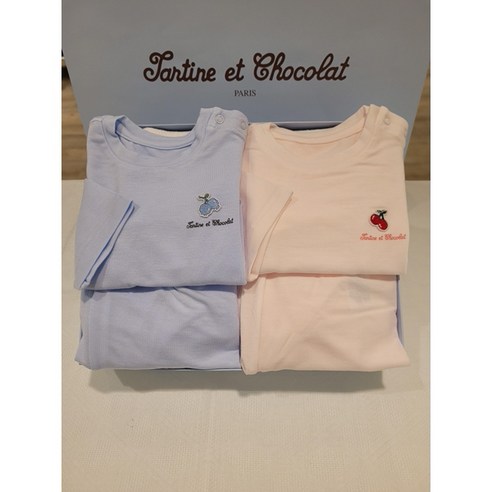 쇼콜라 칼라슬림상하블루핑크2종세트 (TTNMOW07UA)