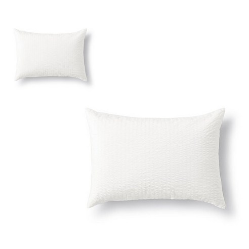 무인양품 MUJI 면 서커 베개 커버 2장 4547315075157