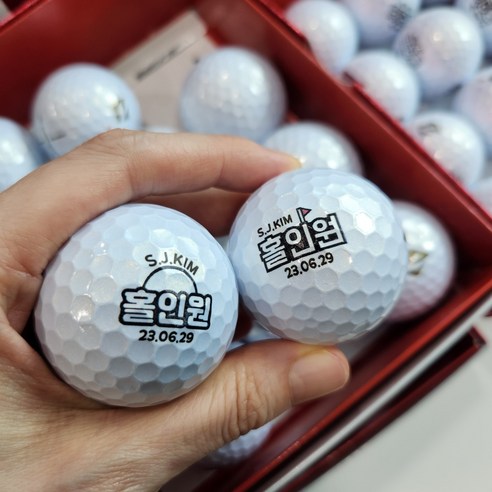 홀인원 기념볼 홀인원골프공제작 정품 브리지스톤 볼빅 6구세트 커스텀골프공인쇄, 볼빅/9, 1세트, 6개입