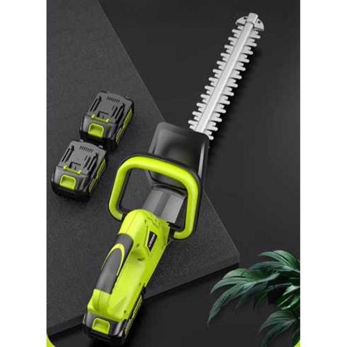 그린웍스 양날형 전정기 헤지트리머 무선 충전식 커터 가지치기, 하이엔드 더블 블레이드(배터리 1개)