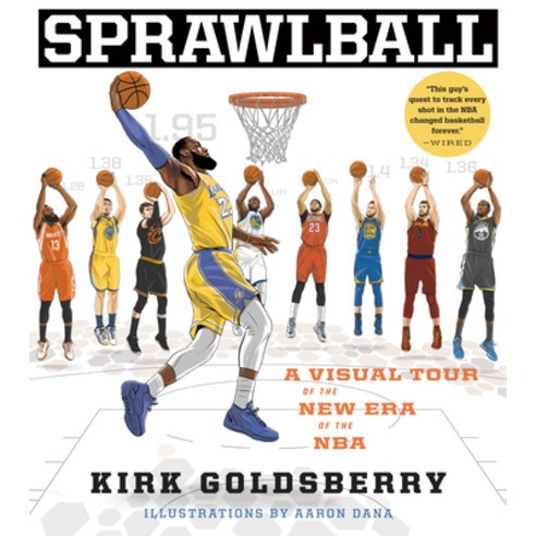 (영문도서) Sprawlball: A Visual Tour of the New Era of the NBA Hardcover, Mariner Books, English, 9781328767516
