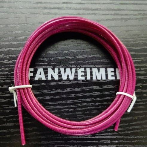 빠른 속도 2.5mm 직경 3M 점프 스킵 로프 RPM 모양 알루미늄 피트니스 도구 볼 베어링 포함, 하나, green