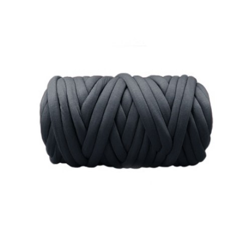 더홈스 핸드니팅 자이언트얀 1kg 패브릭얀 손뜨개 뜨개실, 짙은 회색 1KG