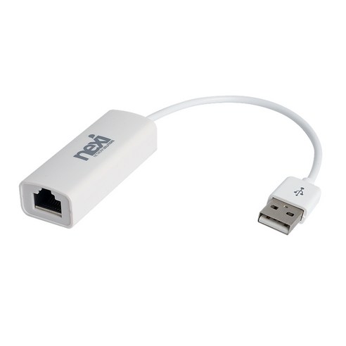 넥시 유선 랜카드 USB 2.0, NX1024 NX-UE20F