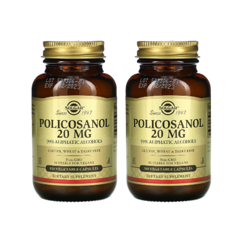 Solgar 솔가 폴리코사놀 20mg 식물성캡슐 100정 2개 솔가1333 Best Top5 Solgar 솔가 폴리코사놀 20mg 식물성캡슐 100정 2개 솔가1333 Best Top5