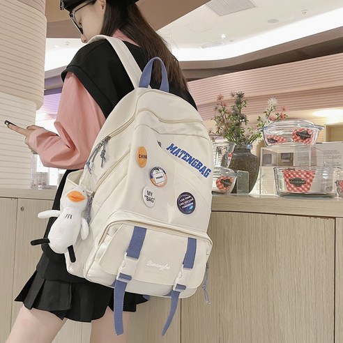 Fashion Backpack DFMEI 패셔너블한 대용량 백팩 여성 간단 대용량 배낭 모리 걸스 배낭