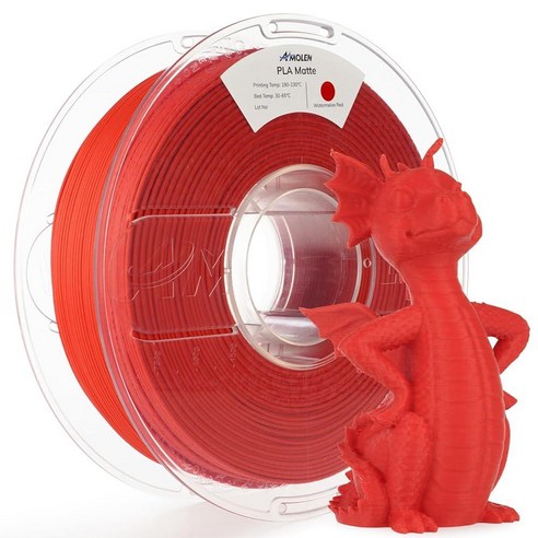 AMOLEN Matte PLA 3D Printer Filament Watermelon Red PLA Filament 1.75mm ...