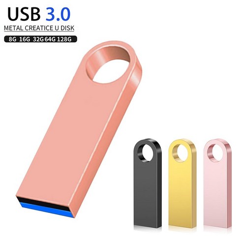 USB 플래시 드라이브 3.0 고속 128GB 512GB 2TB Pendrive, 분홍색