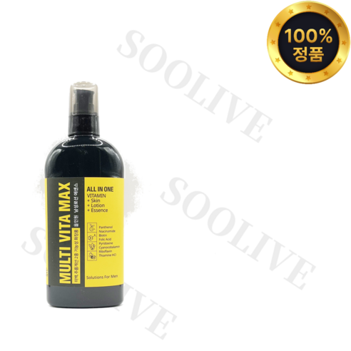메디맨 멀티비타민 맥스 올인원 300ml 남성용 대용량 옴므 미백 주름개선 기능성 에센스, 펌프 300ml, 1개