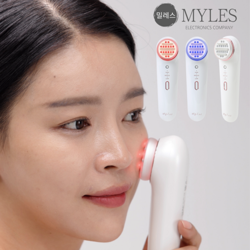 RF 고주파마사지기 EMS 갈바닉 리프팅 얼굴마사지기 밀레스 myles UK101B