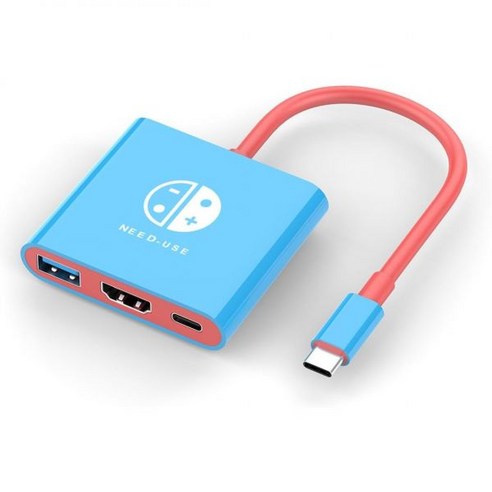 스위치 TV 독 닌텐도 스위치/OLED용 4K USB C-HDMI 어댑터 스위치용 대체 여행용 독