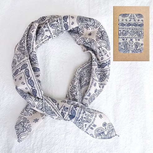 섬세한 감각을 담은 선물, 국내 아사면 쁘띠 스카프 아사면스카프