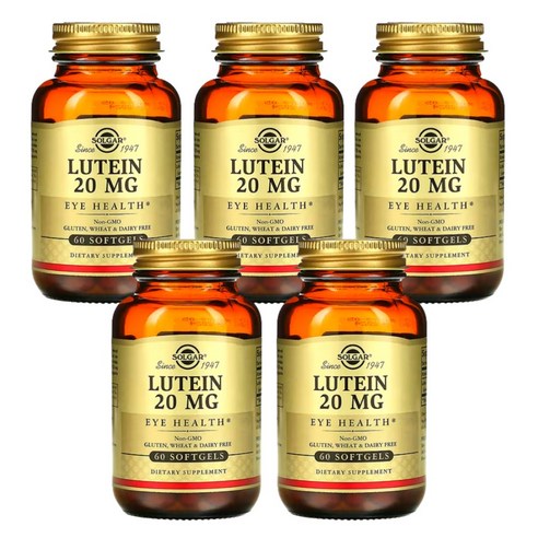 솔가 루테인 20mg 소프트젤, 60정, 3개