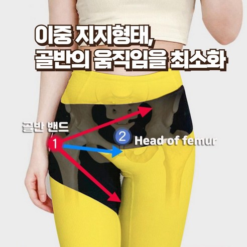 활동적인 생활을 지원하는 고관절 보호대