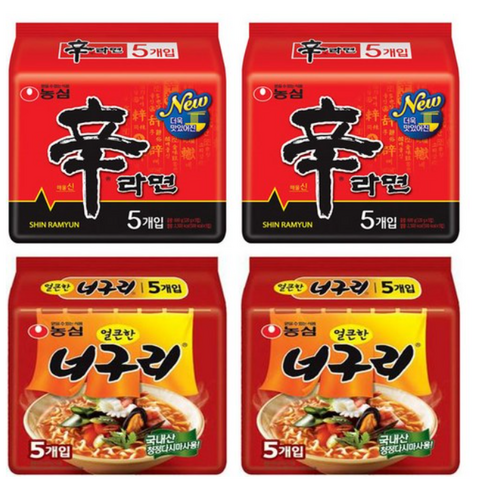 신신구리20 (신라면10+너구리10)