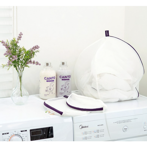 아기의 소중한 의류를 안전하게 보호하는 세탁망