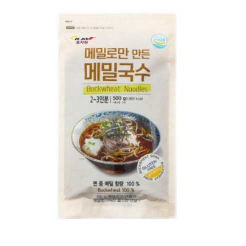 효자원 메밀로만 만든 메밀국수 500g 1개 - 메밀/모밀 | 쿠팡