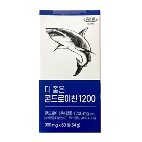 [정품100%] 콴첼 더 좋은 콘드로이친 1200 900mg 60정