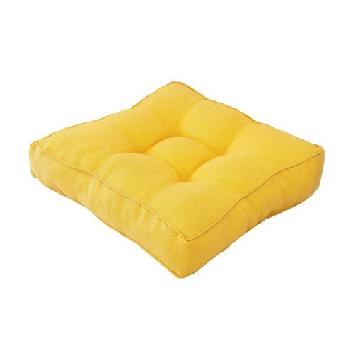 부드러운 두꺼운 의자 패드 시트 패드 솔리드 컬러 시트 쿠션 pp 면 작성 사무실 침대 거실 장식을위한 따뜻한, 엷은 황갈색, 노란색