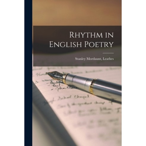 (영문도서) Rhythm in English Poetry Paperback, Hassell Street Press, 9781015219922
